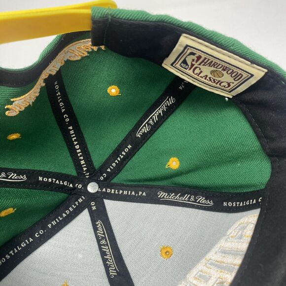 Supersonics Wool Hat Mitchell Ness Snapback Basketball Cap Hardwood Classics - Picture 4 of 8